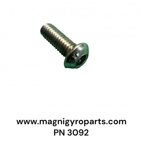 MAGNI Hexagon socket oval head screw M6X12 INOX